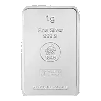1 g Silberbarren